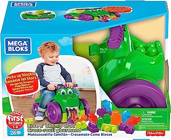 FISHER PRICE MEGA BLOKS COCODRILO