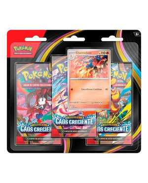 POKEMON TCG MEGA EVOLUTION CHAOS RISING THREE BOOSTER BLISTER COLECCIONABLES