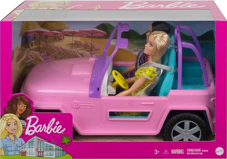 BARBIE VEHICULO DE PLAYA Jugueteria Leo