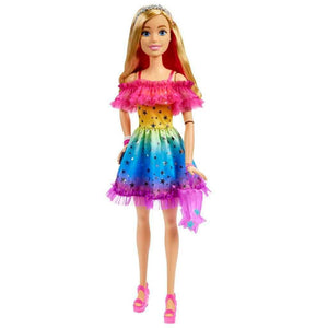 Barbie Muñeca 61 CM Rubia Arcoíris
