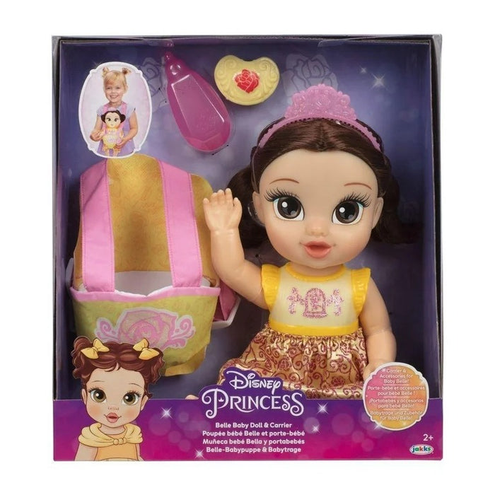 MUÑECA DISNEY BEBÉ BELLA Y PORTABEBÉ