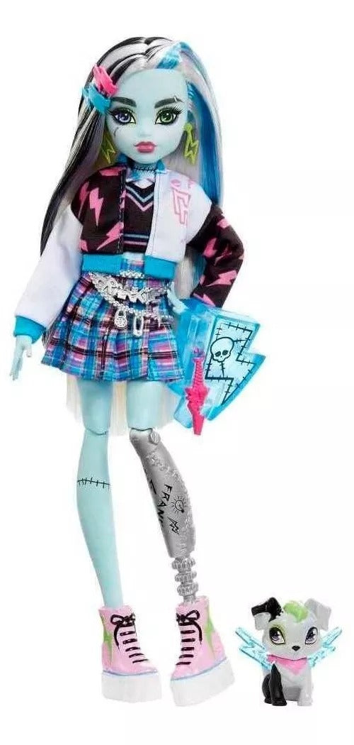 MONSTER HIGH MUÑECA FRANKIE MODA CON ACCESORIOS