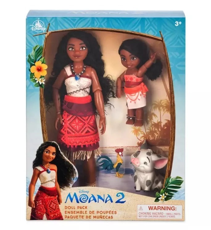 MOANA 2 PAQUETE DE MUÑECAS