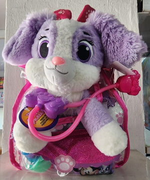MOCHILA CON CONEJO PELUCHE