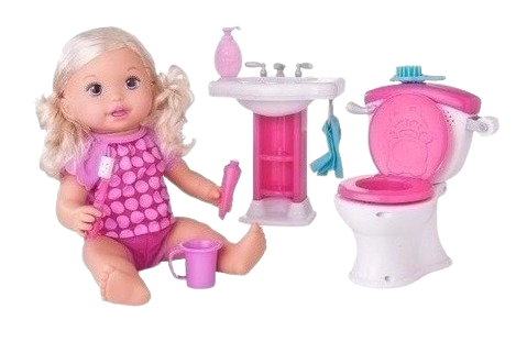 LITTLE MOMMY BEBITA INTERACTIVA HORA DE IR AL BA O Jugueteria Leo
