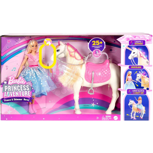 BARBIE DREAMTOPIA CABALLO BLANCO CAMINA Jugueteria Leo