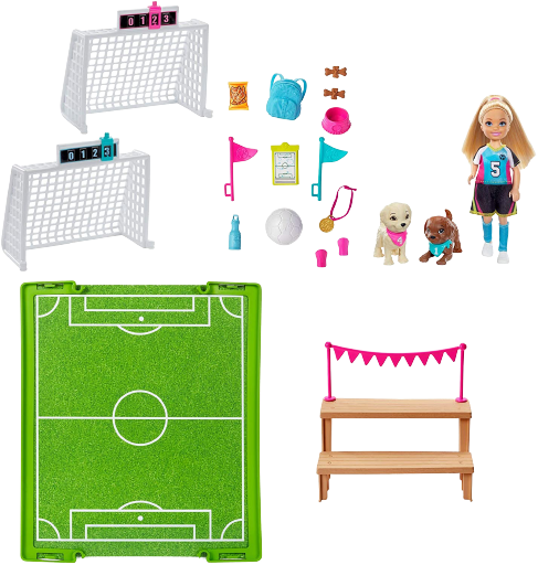 BARBIE CHELSEA  FUTBOLISTA SOCCER MUÑECA PARA NIÑAS