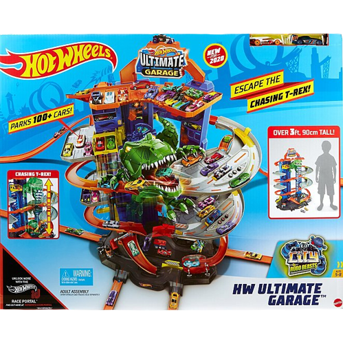 PISTA HOTWHEELS ULTIMATE GARAGE DINOSAURIO