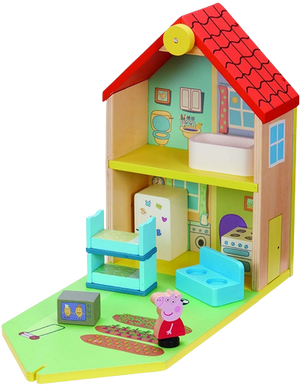 PEPPA PIG WODEN FAMILY HOME
