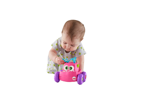 FISHER PRICE MONSTRUO PRESIONA Y PERSIGUE ROSA Jugueteria Leo