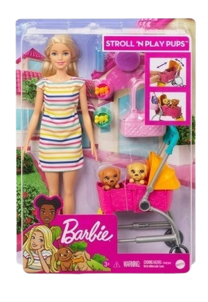 BARBIE STROLL´N PLAY PUPS